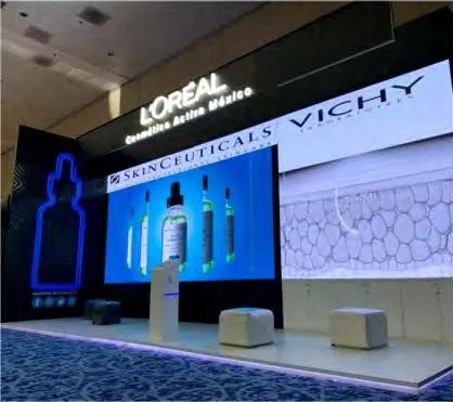 Stand Cosmético L’Oréal — Expo Belleza — L’Oréal México producido por CBrandMX
